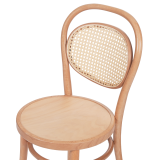 Holz Restaurantstuhl ELLIPSE Holzoptik Natur