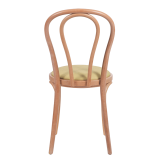 Holz Restaurantstuhl MONET 18 mit pistaziengrünem Sitz