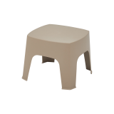 Biergartentisch DUNA-T 49x49 Beige