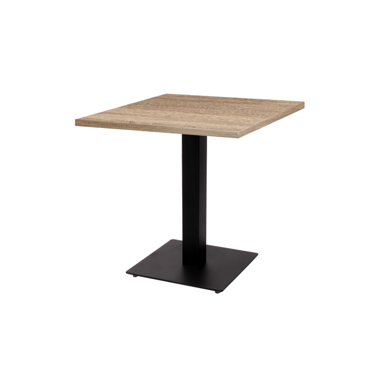 Bistrotisch ALFA S 68x68 mit Laminierte-Platten 28 mm Sonoma Eiche