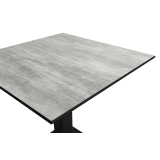 Biergartentisch CARVO 69x69 Mit HPL-Platten Urbaner Beton