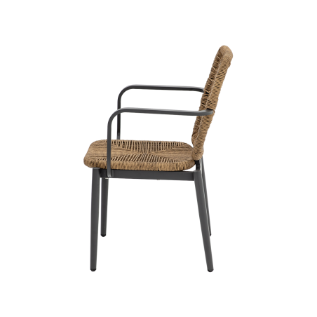 Technorattan Stuhl DIEGO Braun