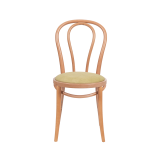 Holz Restaurantstuhl MONET 18 mit pistaziengrünem Sitz