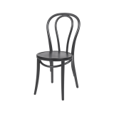 Holz Restaurantstuhl MONET 18 schwarz