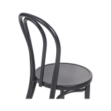 Holz Restaurantstuhl MONET 18 schwarz