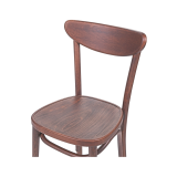 Holz Restaurantstuhl BOOMERANG walnuss