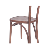 Holz Restaurantstuhl BOOMERANG walnuss
