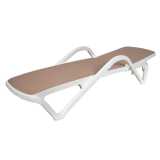 Kunststoff-Sonnenliege MARINA Beige