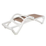 Kunststoff-Sonnenliege MARINA Beige