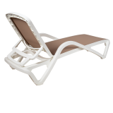 Kunststoff-Sonnenliege MARINA Beige