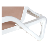 Kunststoff-Sonnenliege MARINA Beige