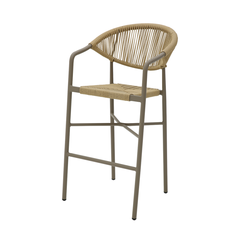 Technorattan Stuhl CESARE BAR Beige