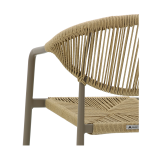 Technorattan Stuhl CESARE BAR Beige