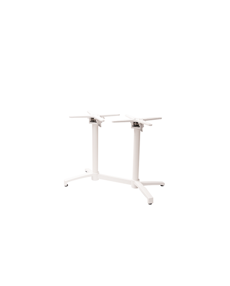 Tisch CROSS COMFORT DUO Weiß mit HPL-Platten