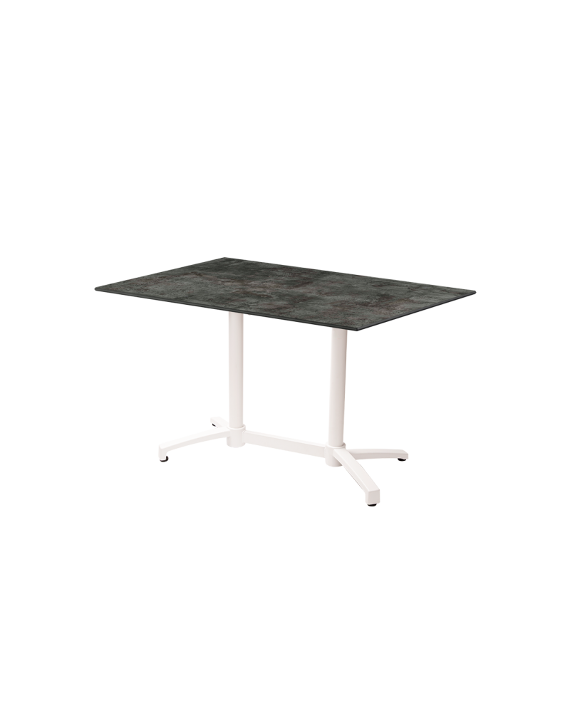 Tisch CROSS COMFORT DUO Weiß mit HPL-Platten