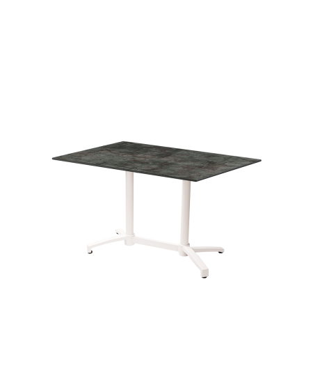 Tisch CROSS COMFORT DUO Weiß mit HPL-Platten
