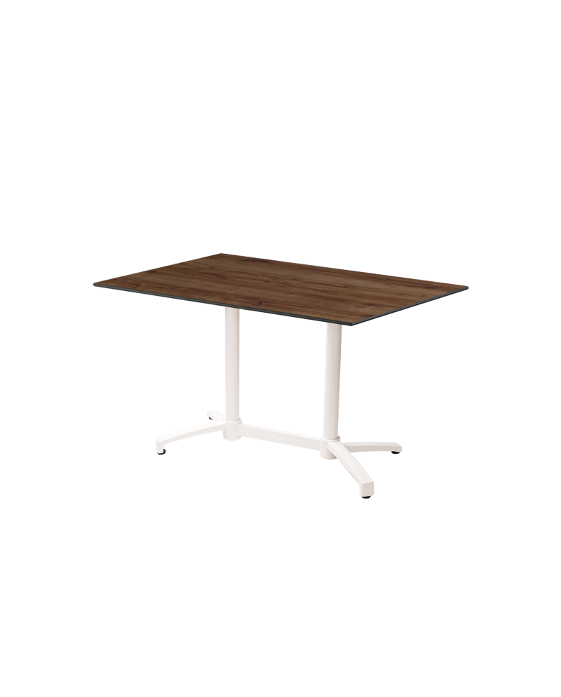 Tisch CROSS COMFORT DUO Weiß mit HPL-Platten