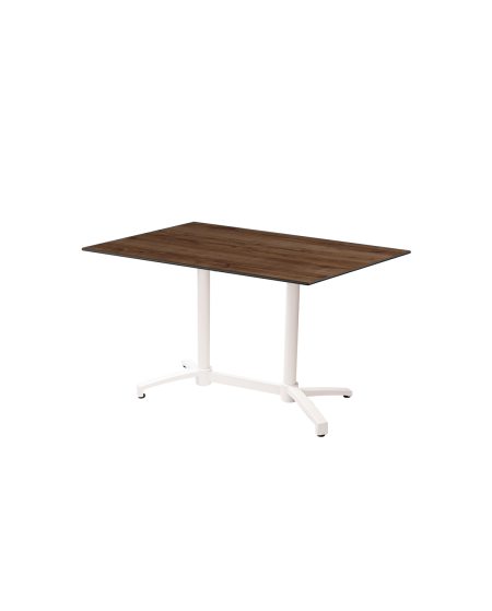Tisch CROSS COMFORT DUO Weiß mit HPL-Platten