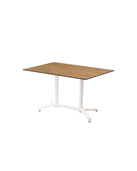 Tisch CROSS COMFORT DUO Weiß mit HPL-Platten