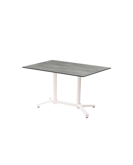 Tisch CROSS COMFORT DUO Weiß mit HPL-Platten