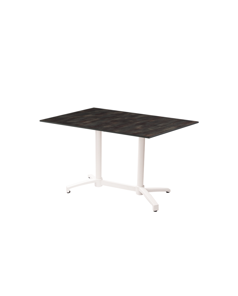Tisch CROSS COMFORT DUO Weiß mit HPL-Platten