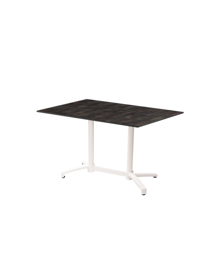 Tisch CROSS COMFORT DUO Weiß mit HPL-Platten
