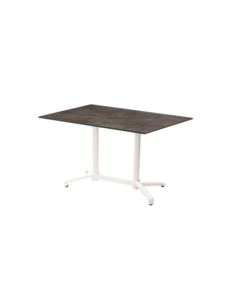 Tisch CROSS COMFORT DUO Weiß mit HPL-Platten