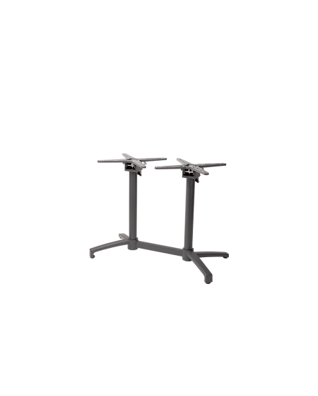 Tisch CROSS COMFORT DUO Grau mit HPL-Platten