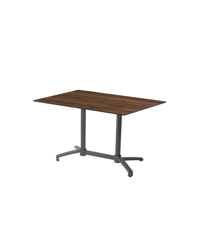 Tisch CROSS COMFORT DUO Grau mit HPL-Platten