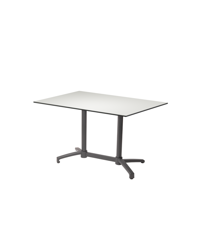 Tisch CROSS COMFORT DUO Grau mit HPL-Platten