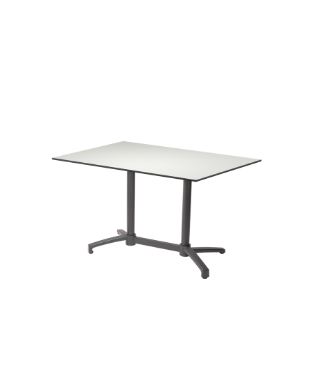 Tisch CROSS COMFORT DUO Grau mit HPL-Platten