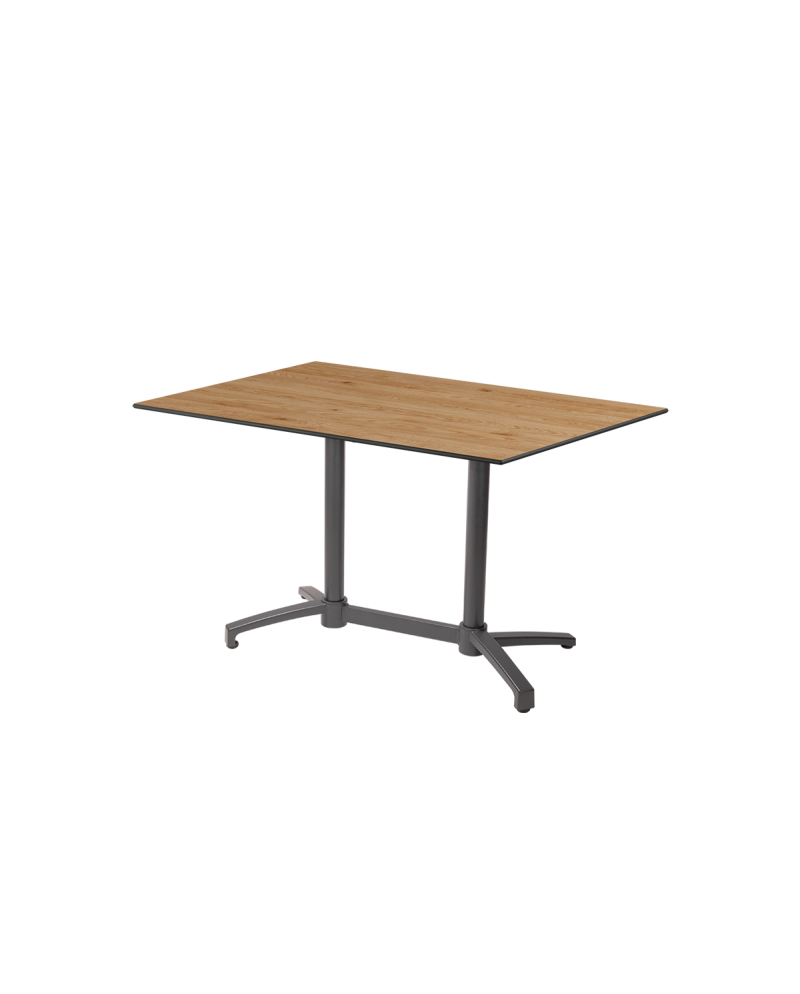 Tisch CROSS COMFORT DUO Grau mit HPL-Platten