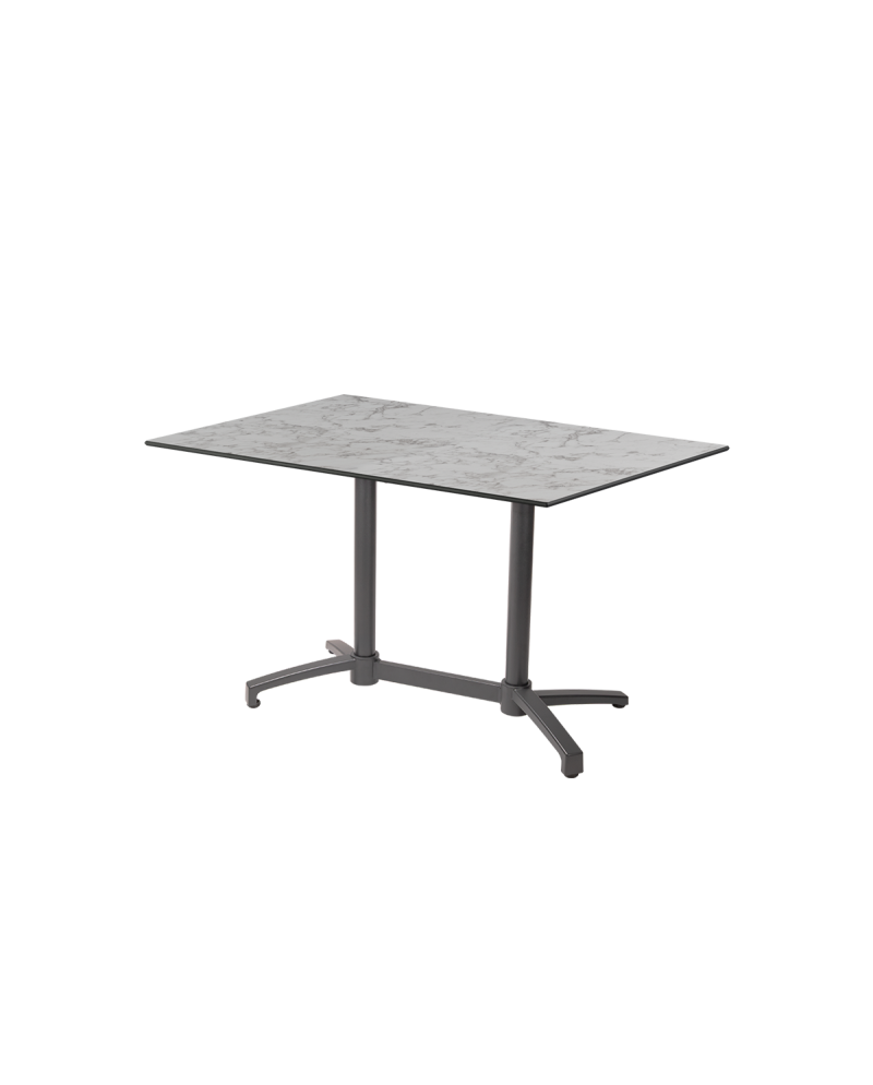 Tisch CROSS COMFORT DUO Grau mit HPL-Platten