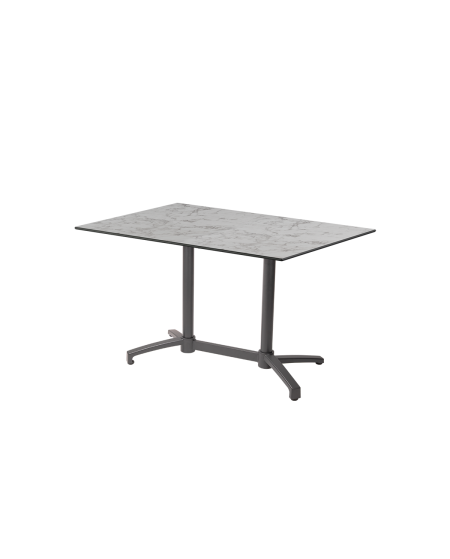 Tisch CROSS COMFORT DUO Grau mit HPL-Platten