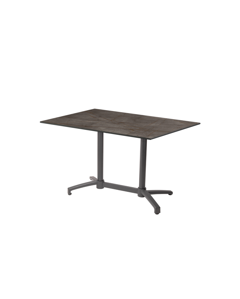 Tisch CROSS COMFORT DUO Grau mit HPL-Platten