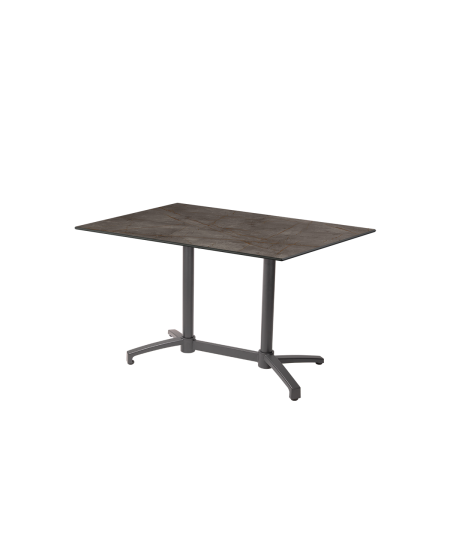 Tisch CROSS COMFORT DUO Grau mit HPL-Platten