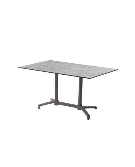 Tisch CROSS COMFORT DUO Grau mit HPL-Platten