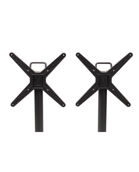 Tisch CROSS COMFORT DUO Grau mit HPL-Platten