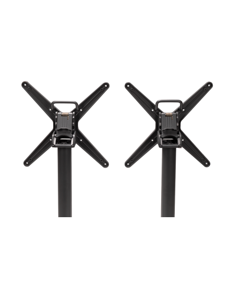 Tisch CROSS COMFORT DUO Grau mit HPL-Platten