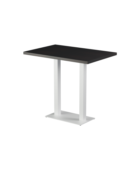 Tisch ALFA BAR DUO Weiß mit Furnierte-Platten