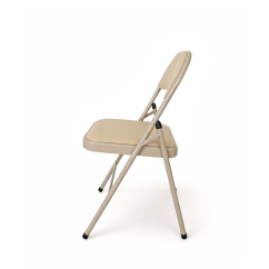 Catering Klappstuhl POLY 4 Beige Kunstleder