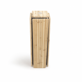 Biergartentisch WOODY CROSS 241x241 Tanne