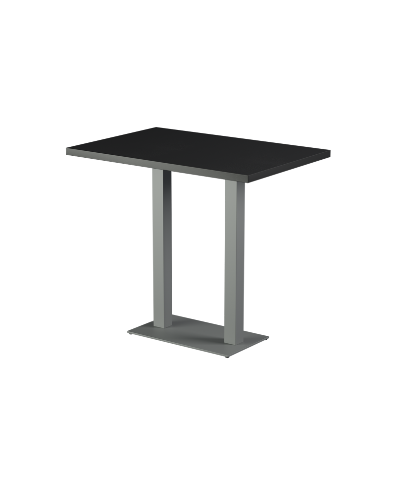 Tisch ALFA BAR DUO Grau mit Furnierte-Platten