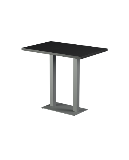 Tisch ALFA BAR DUO Grau mit Furnierte-Platten
