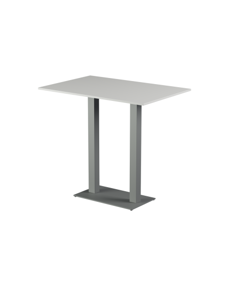 Tisch ALFA BAR DUO Grau mit Laminierte-Platten 18 mm