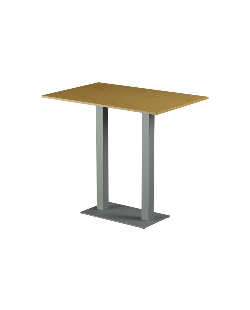 Tisch ALFA BAR DUO Grau mit Laminierte-Platten 18 mm