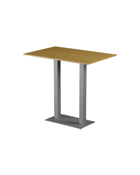 Tisch ALFA BAR DUO Grau mit Laminierte-Platten 18 mm