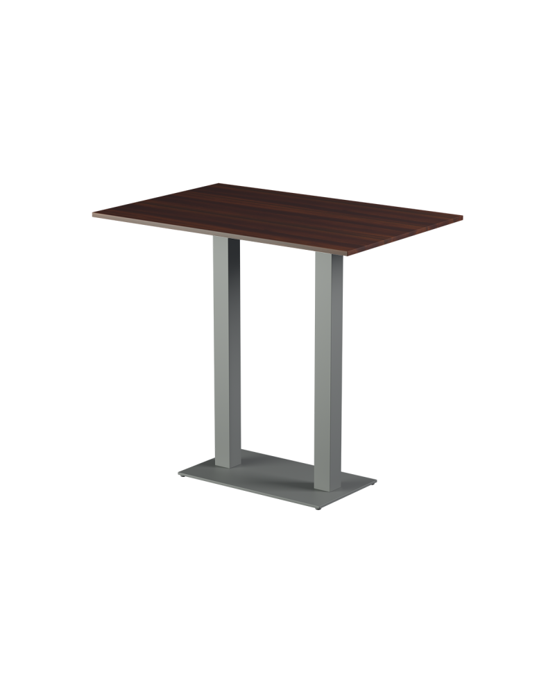 Tisch ALFA BAR DUO Grau mit Laminierte-Platten 18 mm