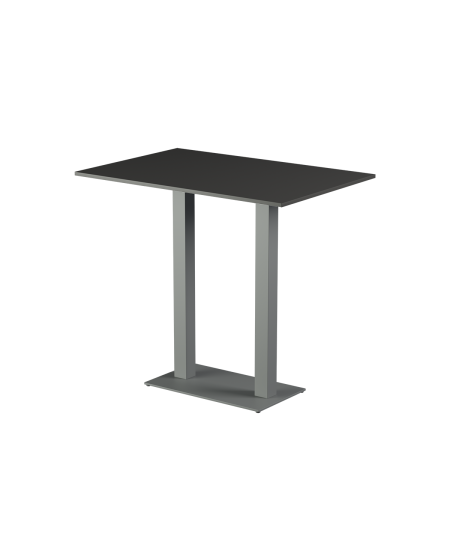 Tisch ALFA BAR DUO Grau mit Laminierte-Platten 18 mm
