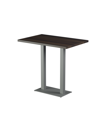 Tisch ALFA BAR DUO Grau mit Laminierte-Platten 18 mm